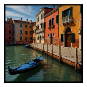Póster Canal de Veneza