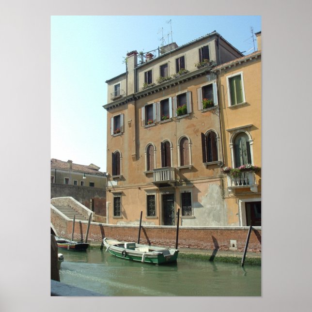 Póster Canal de Veneza Itália (Frente)