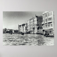 Canal de Veneza Via Navegante Itália Gondola Black