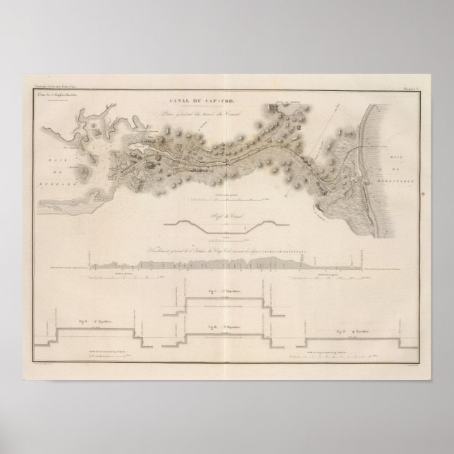 Póster Canal do Cabo Cod (Frente)