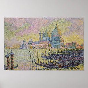 Póster Canal grande de Paul Signac- (Venise)