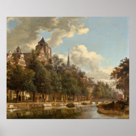 Poster Canal Holandês - Jan van der Heyden Fine Art Poste