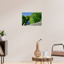 Poster Canal Largo de Huddersfield, Viaduto da Moinho Whi