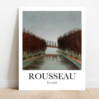 Poster Canal por Henri Rousseau