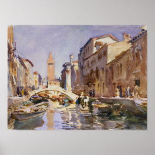 Póster Canal Venetian