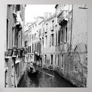 Póster Canal veneziano