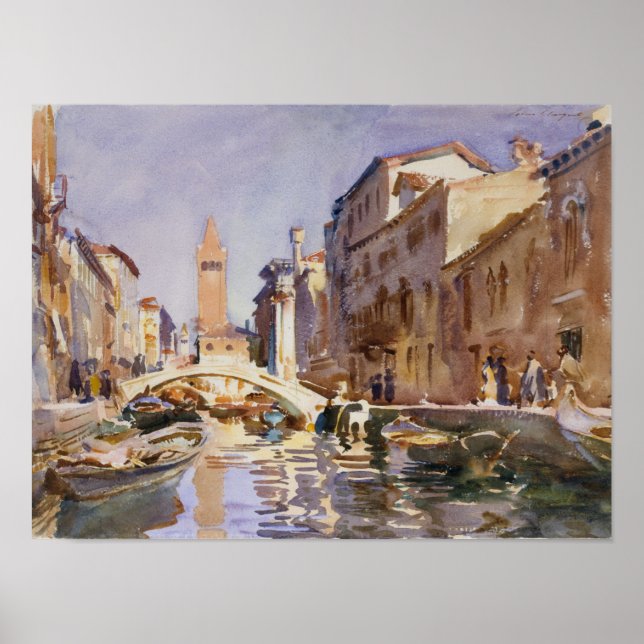Póster Canal veneziano (Frente)