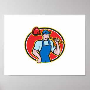 Póster Canalizador que guardara desenhos animados do