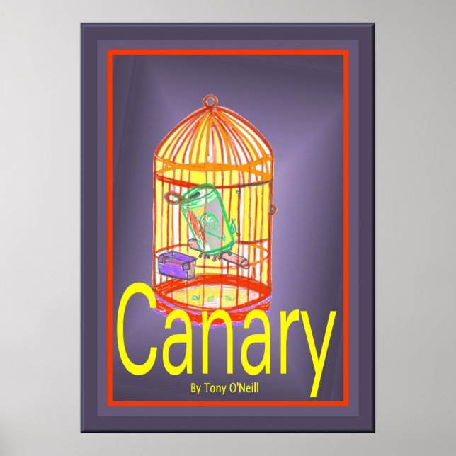 Póster Canário por Tony O'Neill (Frente)