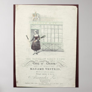 Poster Canção bávara das meninas pelo máximo Gouci, f