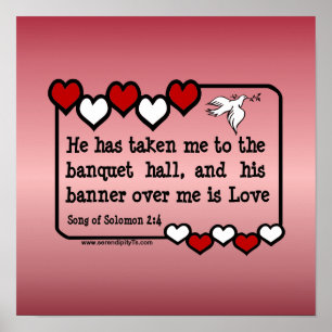 Poster Canção de Salomão 2:4