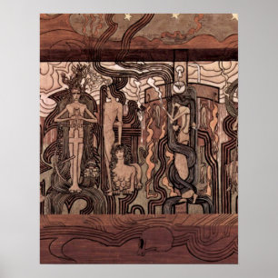 Poster Canção do tempo por Jean Theodoor Toorop