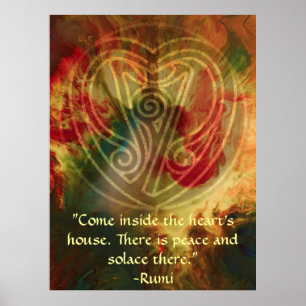 Póster Canção-Rumi interna e arte poética