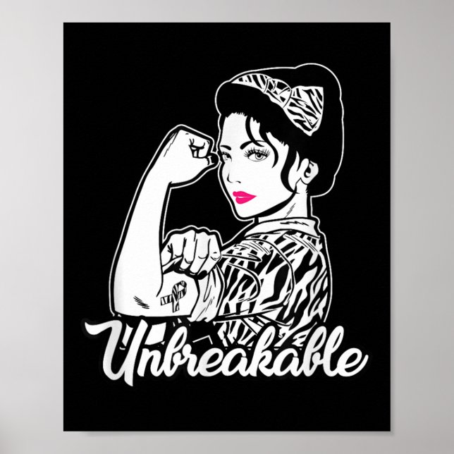 Poster Cancer Carcinoide Neuroendócrino Fita Inseparável (Frente)