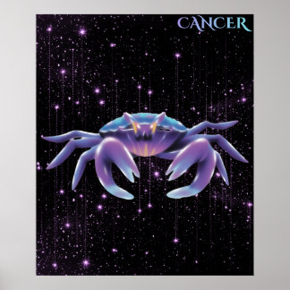 Poster Câncer Celestial – Arte Astrológica