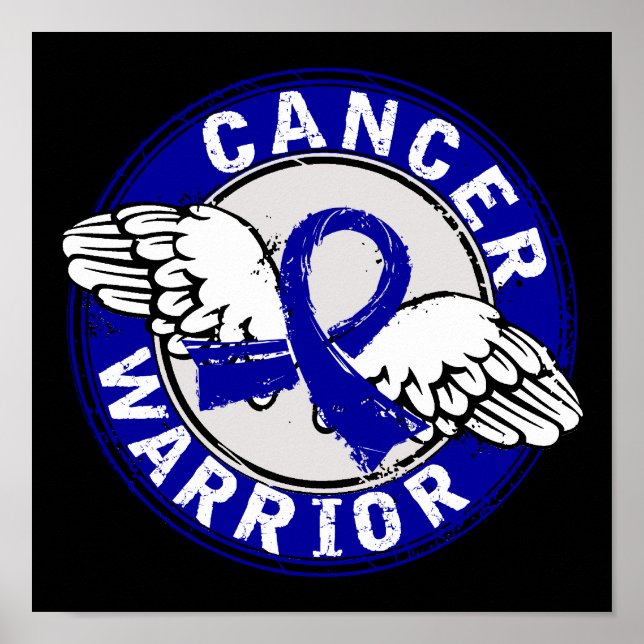 Póster Cancer Colon Warrior 14C (Frente)
