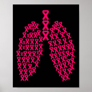 Poster Cancer da Mama do Cancer de Luta Cardíaca de Fita