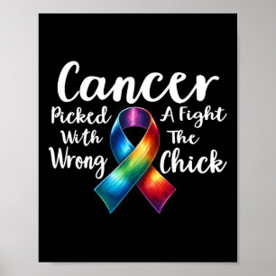 Poster Cancer Da Mama Escolheu Uma Luta Com O Pintinho Er