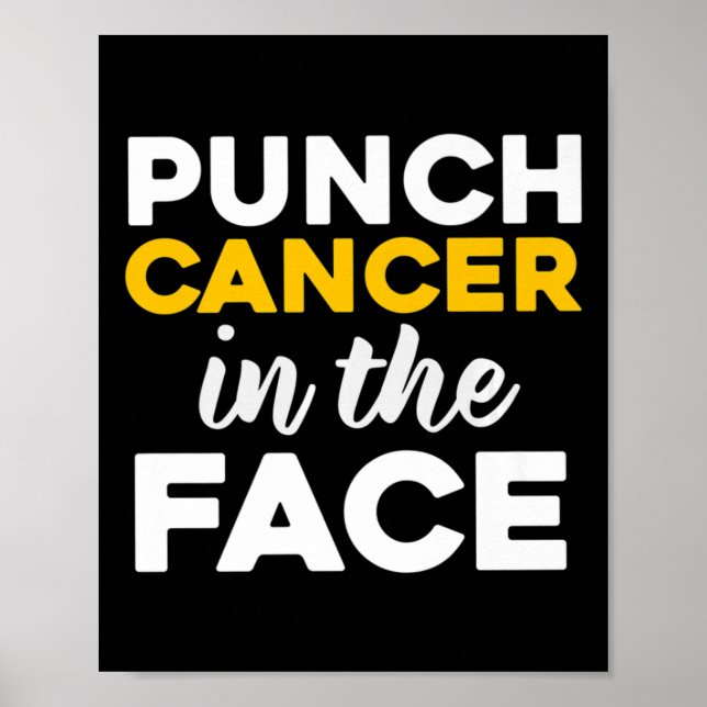 Poster Cancer De Almoço (Infância) Na Consciência (Frente)