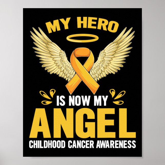 Poster Cancer De Infância Mês Meu Herói Agora É Meu (Frente)