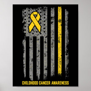 Poster Cancer de infância Sinalizador de Cancer Sensibili