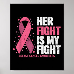 Poster Cancer De Mama A Luta É O Meu Cancer De Luta