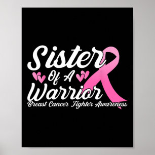 Poster Cancer De Mama Conhecendo Irmã De Um Guerreiro