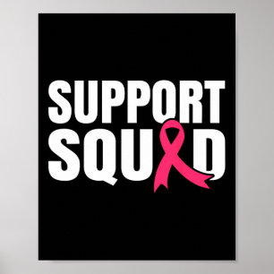 Poster Cancer de Mama de Suporte ao Guerreiro de Cancer M