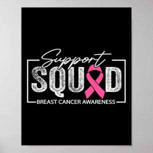 Poster Cancer de Mama de Suporte ao Guerreiro de Cancer M