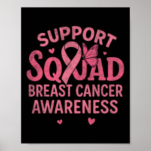 Poster Cancer de Mama de Suporte ao Guerreiro de Cancer M