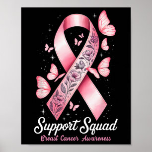 Poster Cancer de Mama de Suporte ao Guerreiro de Cancer M