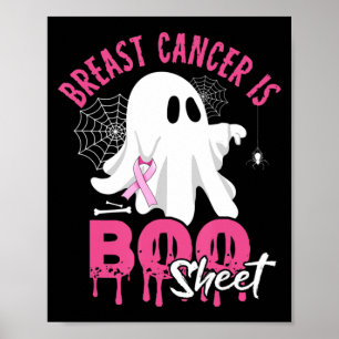 Poster Cancer De Mama É Cancer De Mama Halloween De Duas