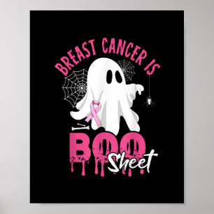 Poster Cancer De Mama É Cancer De Mama Halloween De Duas