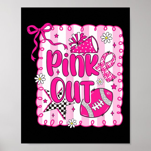 Poster Cancer de Mama em Awar, Coquetel Pink Out (Frente)