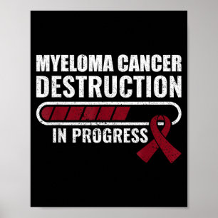 Poster Câncer de Mieloma Múltiplo em Progressão Destruido