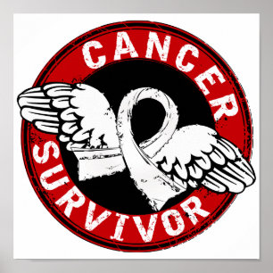 Póster Cancer de osso do sobrevivente 14