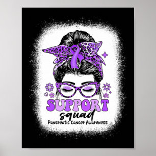 Poster Câncer de pâncreas do Groovy Support Squad Messy B