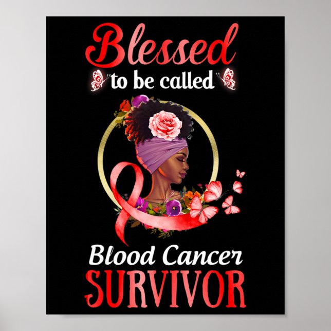 Poster cancer de sangue de menina que abençoou ser chamad (Frente)