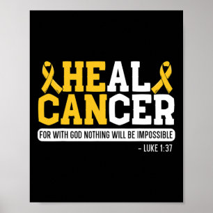 Poster Cancer de saudação de Cancer infantil Supo do Mês