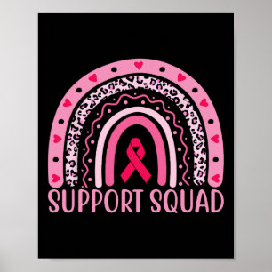 Poster Cancer de suporte ao Cancer de peito do guerreiro