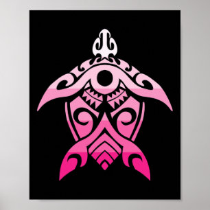 Poster Cancer de Tartaruga Tribal Sensibilização Pol Hava