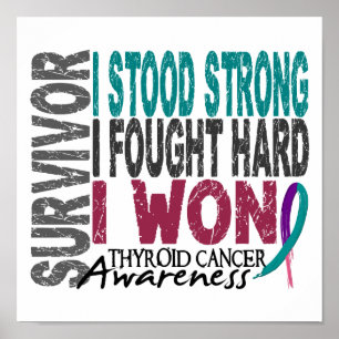 Póster Cancer de tiróide do sobrevivente 4