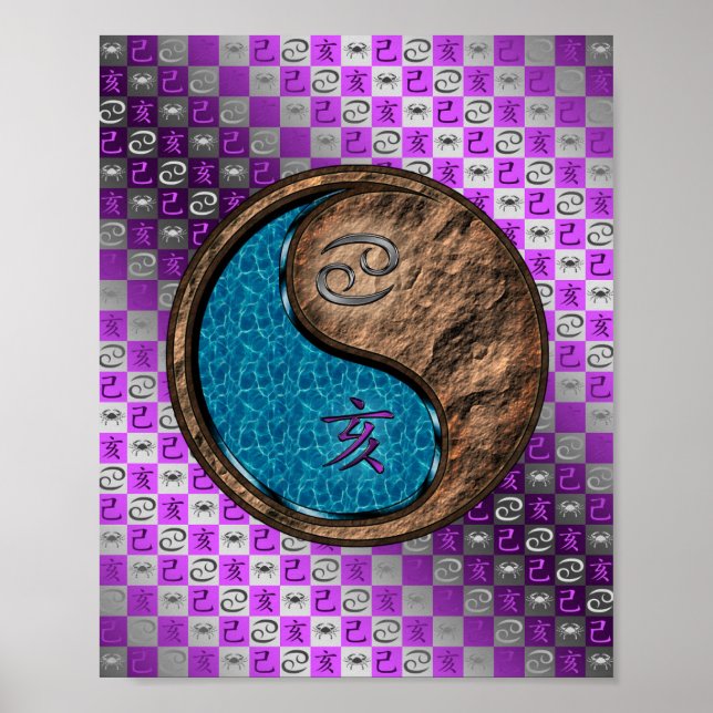 Poster Cancer e Barra da Terra (Frente)