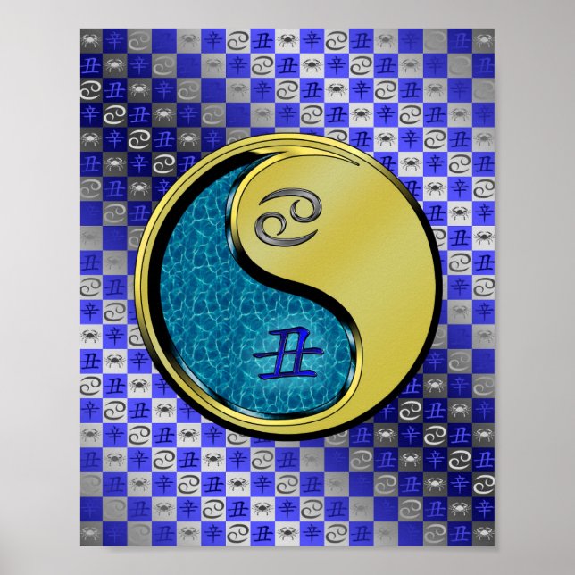 Poster Cancer e caixa metálica (Frente)