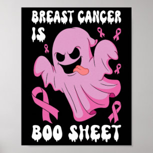Poster Cancer É Cancer De Mama No Dia Das Bruxas