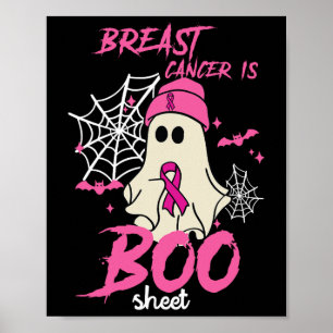 Poster Cancer É Cancer De Mama No Dia Das Bruxas
