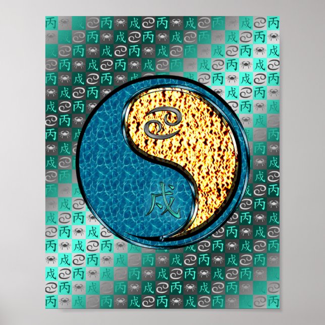 Poster Cancer e Cão de Fogo (Frente)
