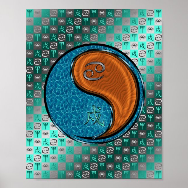 Poster Cancer e Cão de Madeira (Frente)