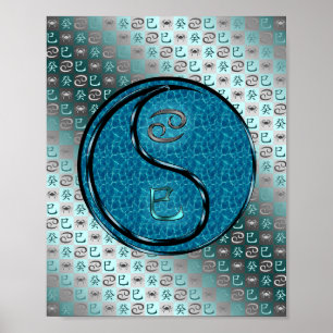 Poster Cancer e Cobra de água