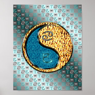 Poster Cancer e Cobra de incêndio